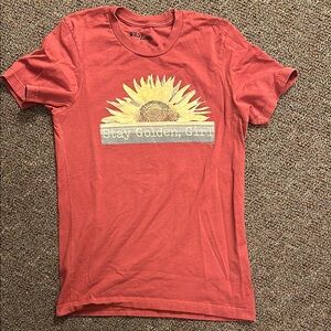 Stay Golden Girl Womens Short Sleeved T-shirt